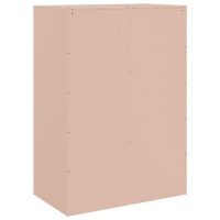 vidaXL Högskåp rosa 67x39x95 cm stål - Bild 9