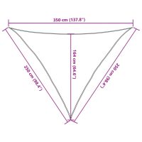 vidaXL Solsegel ljusgrå 2,5x2,5x3,5 m 100% polyesteroxford - Bild 10