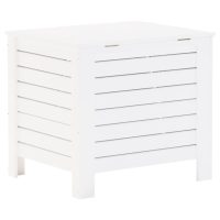 vidaXL Förvaringslåda med lock RANA vit 60x49x54 cm massiv furu - Bild 6