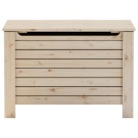 vidaXL Förvaringslåda med lock RANA 80x49x54 cm massiv furu - Bild 4