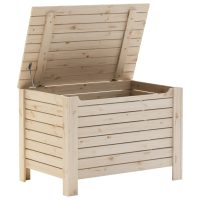 vidaXL Förvaringslåda med lock RANA 80x49x54 cm massiv furu - Bild 7