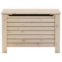 vidaXL Förvaringslåda med lock RANA 100x49x54 cm massiv furu - Bild 4