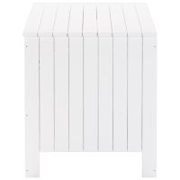 vidaXL Förvaringslåda med lock RANA vit 100x49x54 cm massiv furu - Bild 5