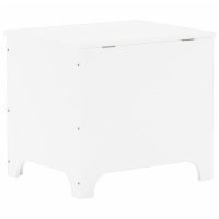 vidaXL Förvaringslåda med lock RANA vit 60x49x54 cm massiv furu - Bild 6