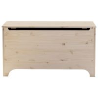 vidaXL Förvaringslåda med lock RANA 100x49x54 cm massiv furu - Bild 4