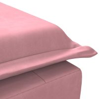 vidaXL Massageschäslong med bolster rosa sammet - Bild 8