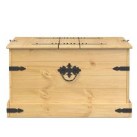 vidaXL Förvaringslåda Corona 78x78x45 cm massiv furu - Bild 5