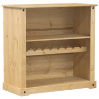 vidaXL Vinskåp Corona 107,5x51x105,5 cm massiv furu - Bild 2