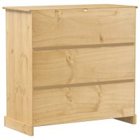 vidaXL Vinskåp Corona 107,5x51x105,5 cm massiv furu - Bild 6