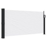 vidaXL Infällbar sidomarkis vit 100x500 cm - Bild 2