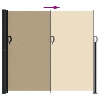 vidaXL Infällbar sidomarkis beige 180x600 cm - Bild 5