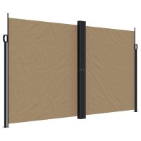 vidaXL Infällbar sidomarkis taupe 200x600 cm - Bild 2