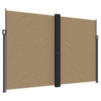 vidaXL Infällbar sidomarkis taupe 220x600 cm - Bild 2