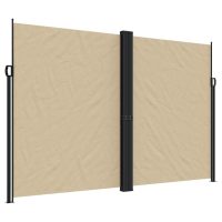 vidaXL Infällbar sidomarkis beige 220x1000 cm - Bild 2