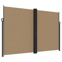 vidaXL Infällbar sidomarkis taupe 220x1000 cm - Bild 2