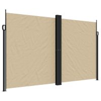 vidaXL Infällbar sidomarkis beige 200x1200 cm - Bild 2