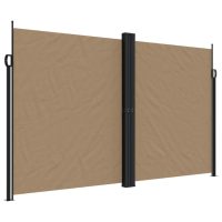 vidaXL Infällbar sidomarkis taupe 200x1200 cm - Bild 2