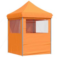 vidaXL Pop-Up hopfällbart partytält med 4 sidoväggar ORANGE - Bild 5