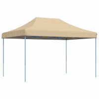 vidaXL Pop-Up hopfällbart partytält 410x279x315 cm beige - Bild 2