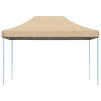 vidaXL Pop-Up hopfällbart partytält 410x279x315 cm beige - Bild 3