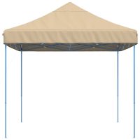 vidaXL Pop-Up hopfällbart partytält 410x279x315 cm beige - Bild 4