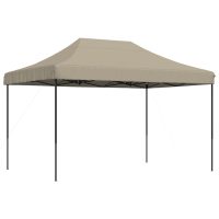 vidaXL Pop-Up hopfällbart partytält 410x279x315 cm taupe - Bild 2