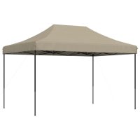 vidaXL Pop-Up hopfällbart partytält 410x279x315 cm taupe - Bild 5