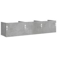 vidaXL Väggskåp betonggrå 75x18x16,5 cm konstruerat trä - Bild 7