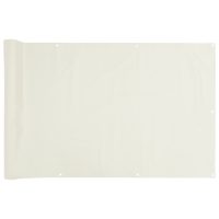 vidaXL Insynsskydd för trädgården vit 600x75 cm PVC - Bild 2