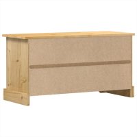 vidaXL Tv-bänk Corona 100x37x52 cm massiv furu - Bild 6