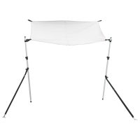 vidaXL Förlängningsdel för båtkapell set vit 170x170x(113-182,5) cm - Bild 4