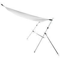 vidaXL Förlängningsdel för båtkapell set vit 170x170x(113-182,5) cm - Bild 5