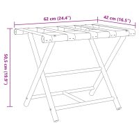 vidaXL Bagagehylla 62x42x50,5 cm bambu - Bild 8