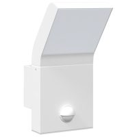 vidaXL Utomhusvägglampa LED med sensor vit gjuten aluminium - Bild 4