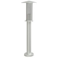 vidaXL Utomhusgolvlampa silver 60 cm rostfritt stål - Bild 6