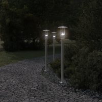 vidaXL Utomhusgolvlampa silver 100 cm rostfritt stål - Bild 3