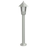 vidaXL Utomhusgolvlampa silver 80 cm rostfritt stål - Bild 5