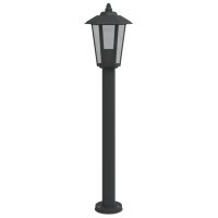 vidaXL Utomhusgolvlampa svart 80 cm rostfritt stål - Bild 4