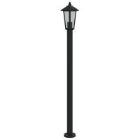 vidaXL Utomhusgolvlampa svart 120 cm rostfritt stål - Bild 2