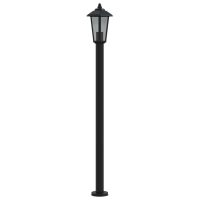 vidaXL Utomhusgolvlampa svart 120 cm rostfritt stål - Bild 5