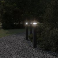 vidaXL Utomhusgolvlampa svart 80 cm aluminium - Bild 3