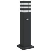 vidaXL Utomhusgolvlampa med sensor svart 50 cm aluminium - Bild 2