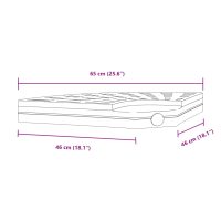 vidaXL Parasollvikt med handtag för korsstativ 20 kg - Bild 8