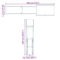 vidaXL Lekplats massiv furu - Bild 9