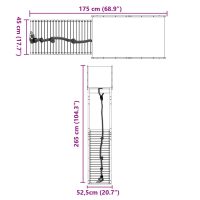 vidaXL Lekplats massivt douglasträ - Bild 9