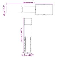 vidaXL Lekplats massiv furu - Bild 10