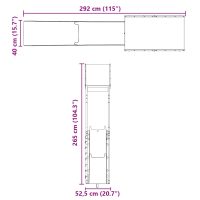 vidaXL Lekplats massivt douglasträ - Bild 10