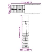 vidaXL Lekplats massiv furu - Bild 10