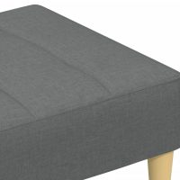 vidaXL Fotpall mörkgrå 77x55x31 cm tyg - Bild 6