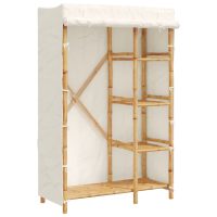 vidaXL Garderob 110x45x170 cm bambu - Bild 2